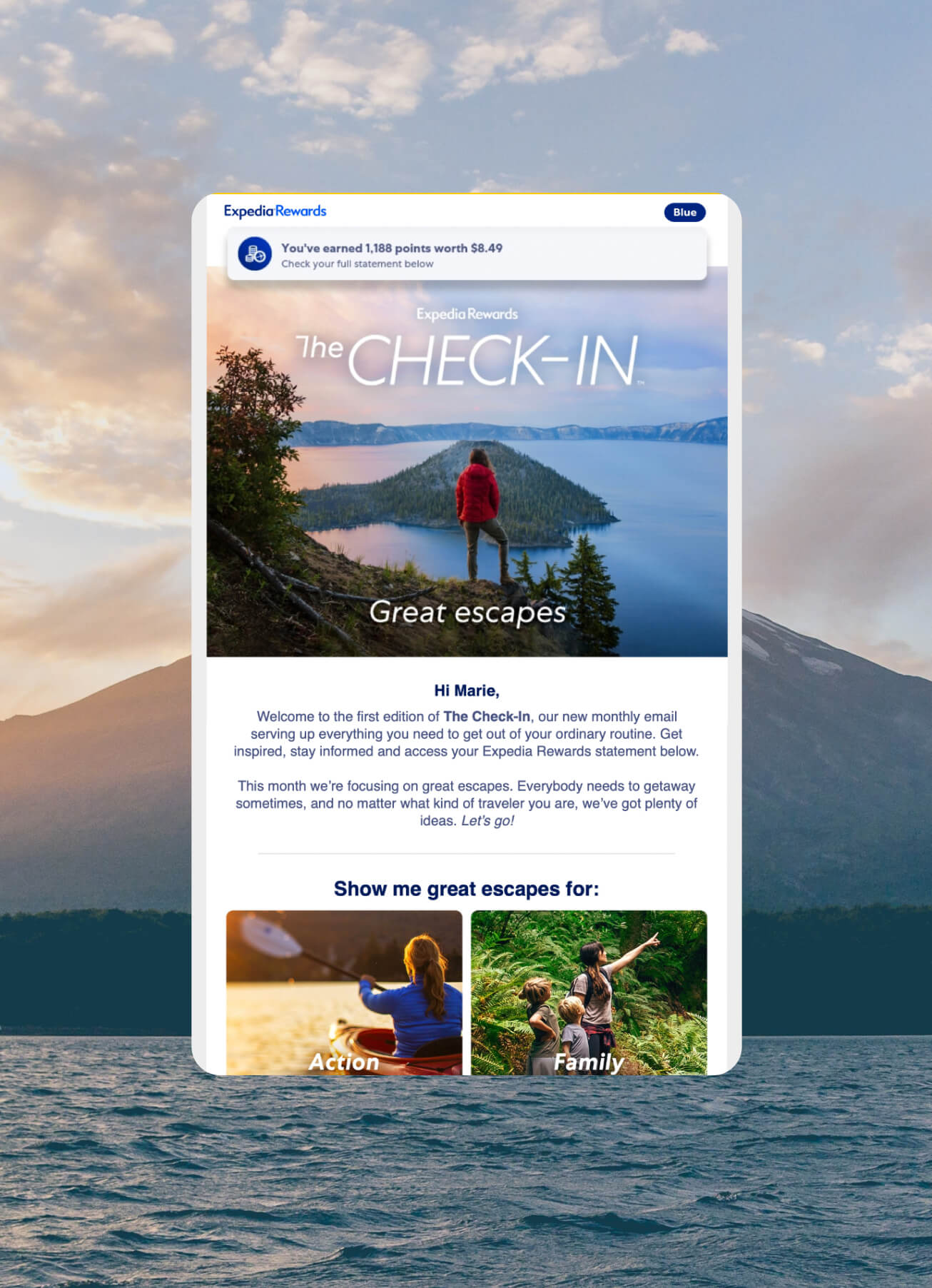 Expedia The CheckIn Campaign Rewards Scheme Digitas UK