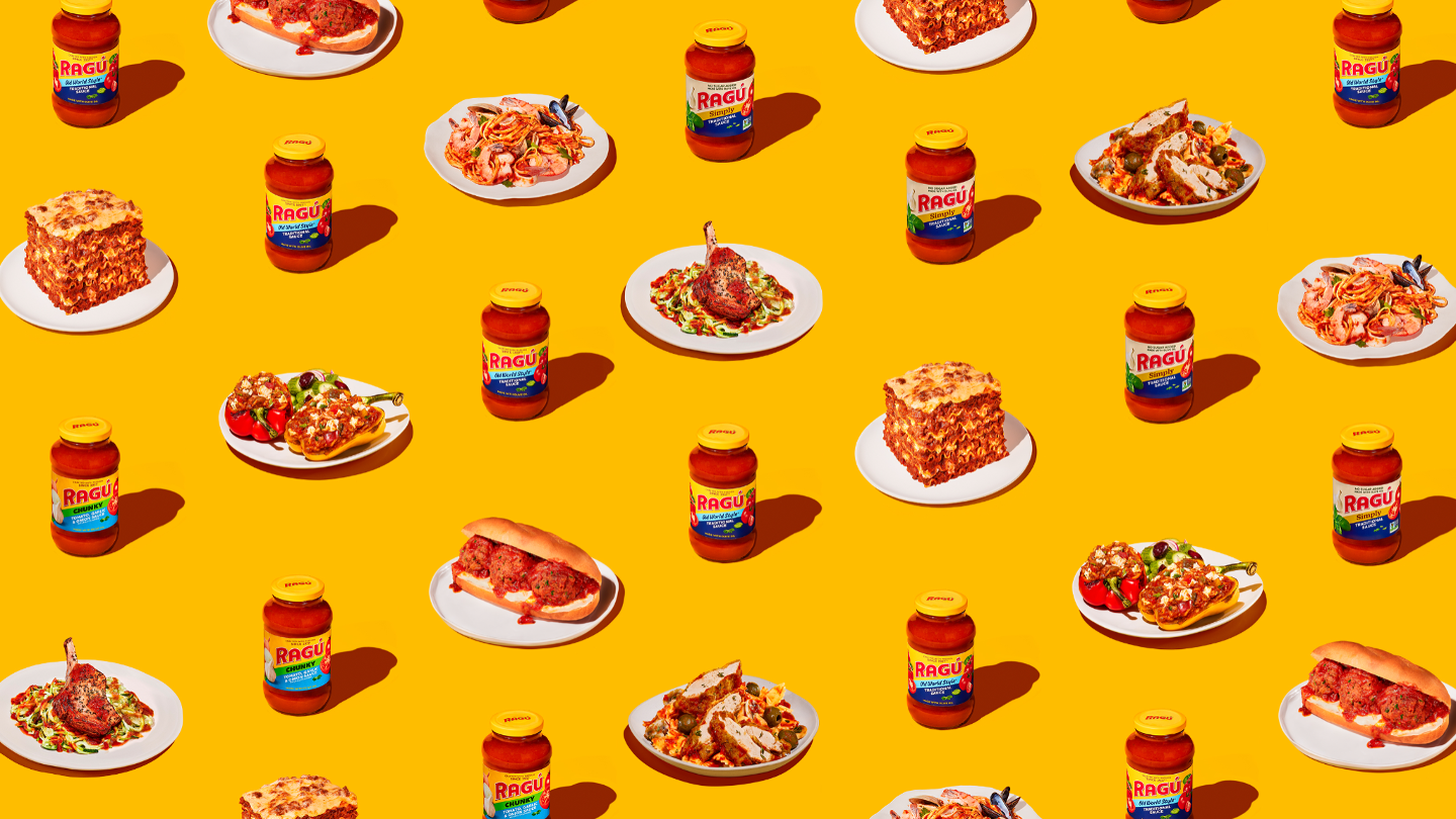 Ragu food mosaic Ragu food mosaic