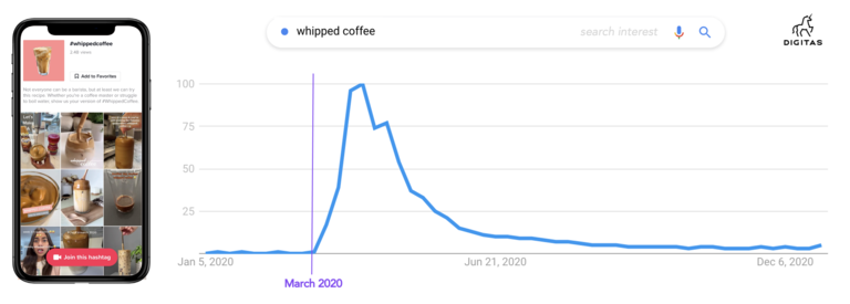Whipped Coffee SEO Trend Increase